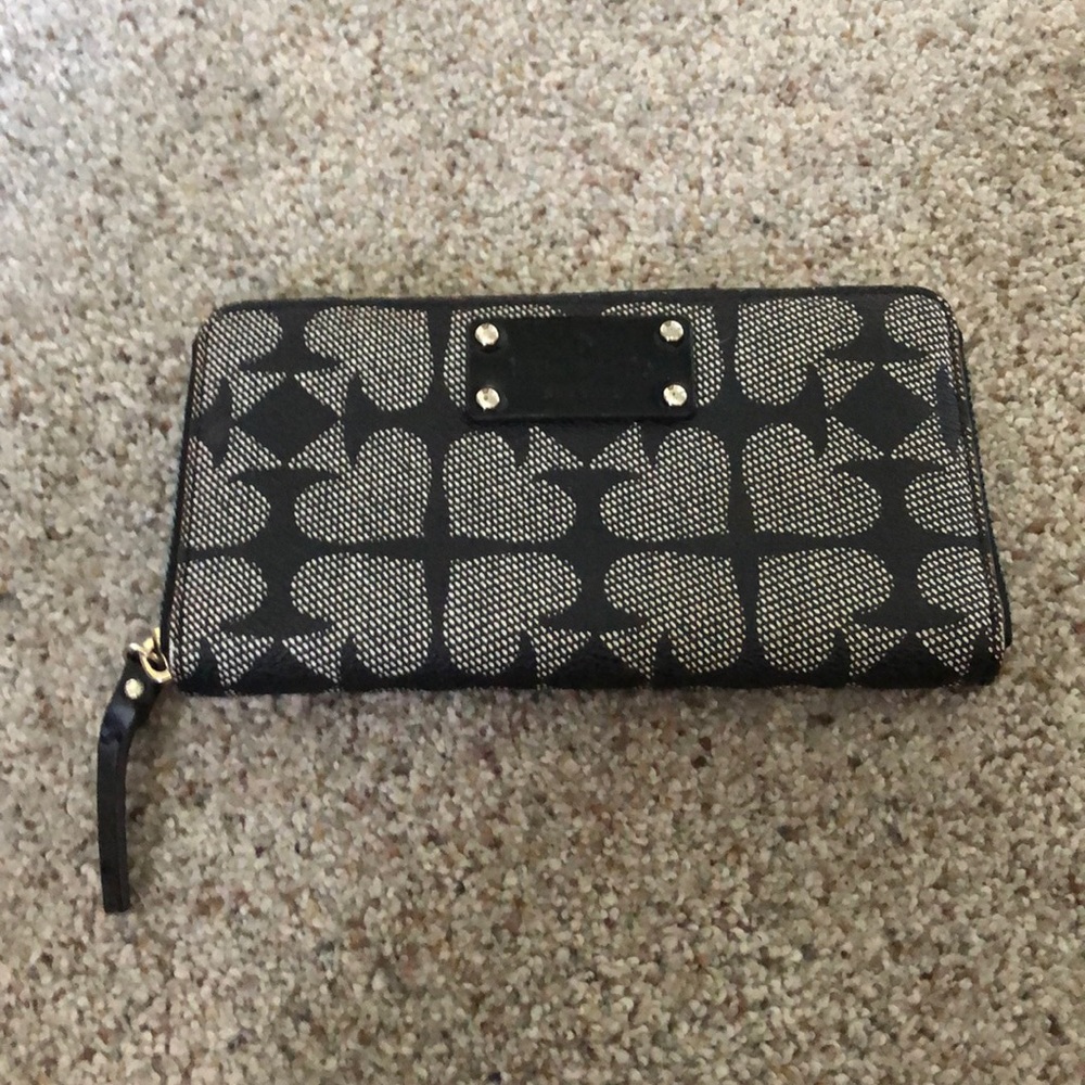 Kate Spade classic long wallet with multiple card